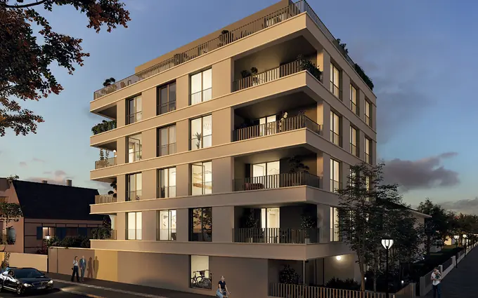 Programme immobilier neuf Strasbourg secteur rive etoile face aux tramway d et e à Strasbourg