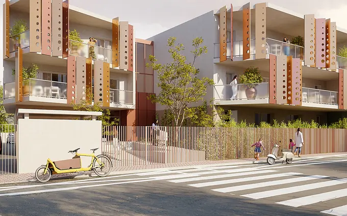 Programme immobilier neuf Valras plage à 500m de la plage et de tous les commerces à Valras-Plage