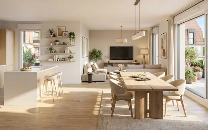 Programme immobilier neuf Chéreng cadre agréable à 10 min en voiture de villeneuve d'ascq à Chéreng