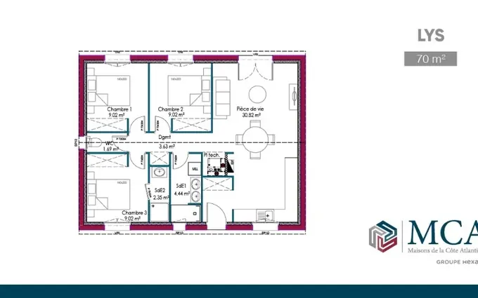 Programme immobilier neuf Terrain à partir de 735m² à biron à Biron
