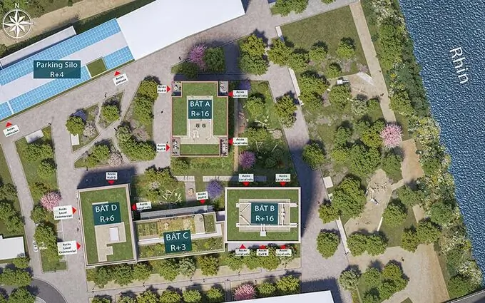 Programme immobilier neuf Les escales du rhin à Strasbourg