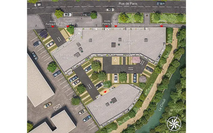 Programme immobilier neuf 88 rue de paris à Gonesse