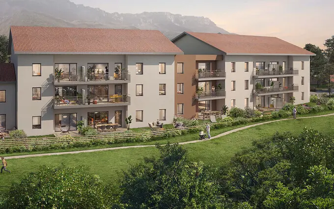 Programme immobilier neuf La Cheylas coeur du village au pied de la Vallée du Grésivaudan à Le Cheylas