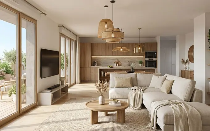 Programme immobilier neuf Castelnau résidence de 6 lots au calme proche tram et commerces à Castelnau-le-Lez (34170)