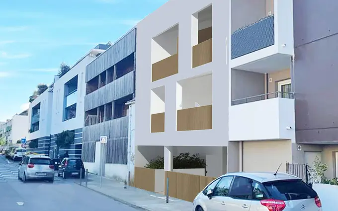 Programme immobilier neuf Castelnau résidence de 6 lots au calme proche tram et commerces à Castelnau-le-Lez