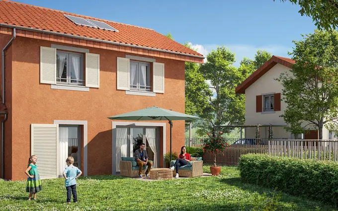 Programme immobilier neuf Chirens maison neuve cadre naturel à 12 min en voiture de Voiron à Chirens