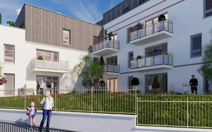 Programme immobilier neuf Dreux à 6 min à vélo de la gare Transilien N à Dreux