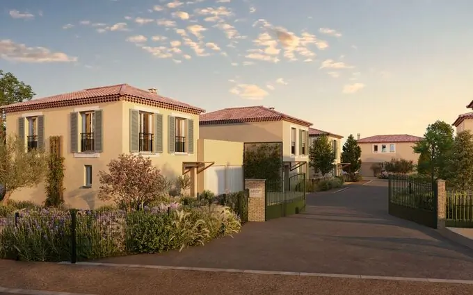 Programme immobilier neuf Antibes : villas a 2 mn du bord de mer à Antibes