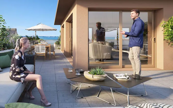 Programme immobilier neuf La Turballe face à la Plage des Bretons à La Turballe