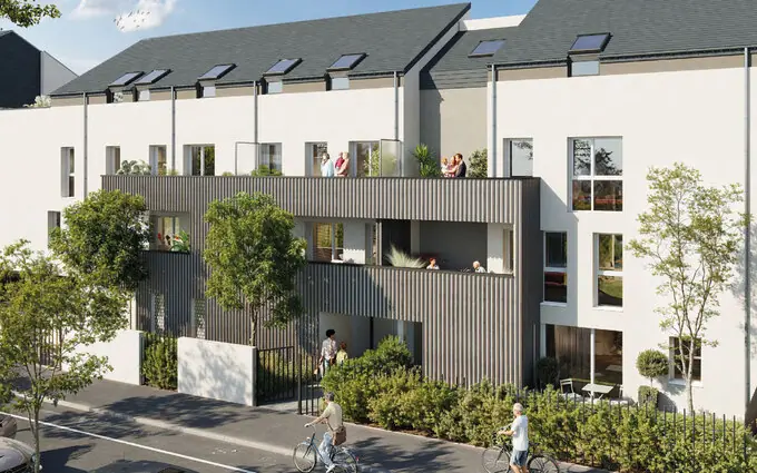 Programme immobilier neuf Angers Quartier Madeleine-St Léonard au coeur d'un cadre vert à Angers (49000)