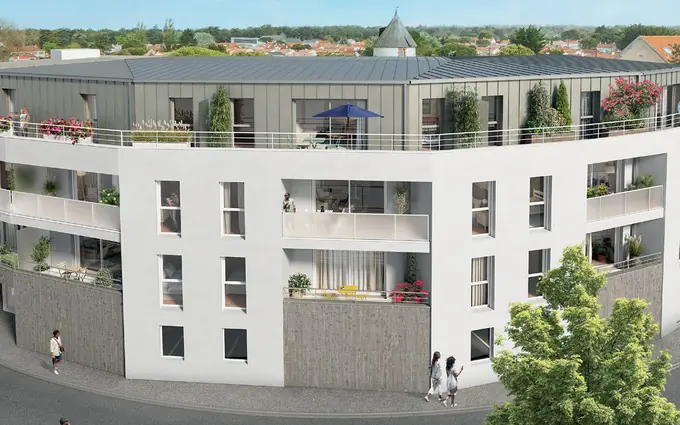 Programme immobilier neuf Notre-Dame-de-Monts au coeur du bourg de ville à Notre-Dame-de-Monts