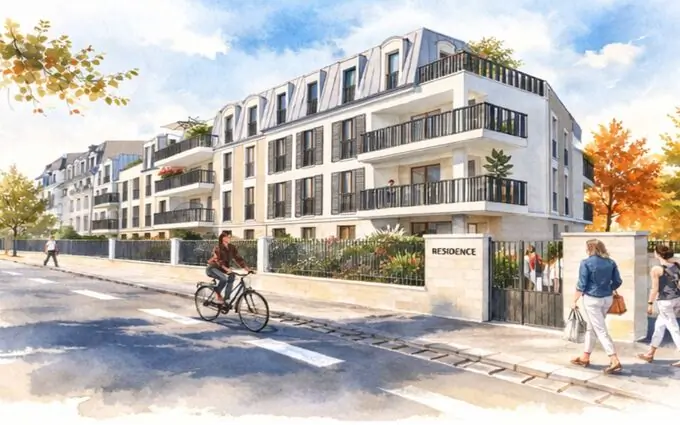 Programme immobilier neuf Un jardin intimiste au cœur de la ville à Fontainebleau (77300)