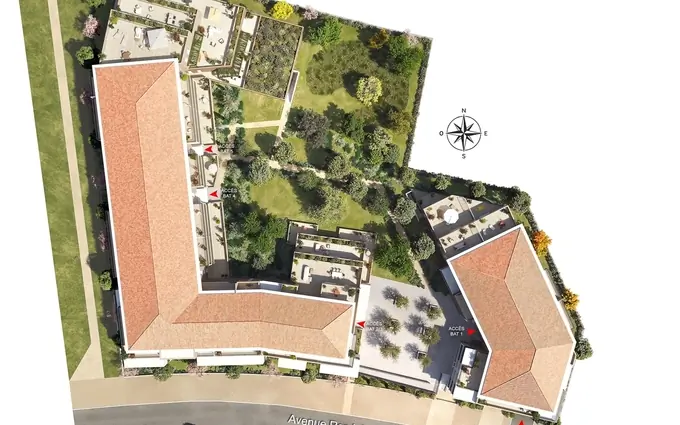 Programme immobilier neuf Terrasses victoria brs - t1 à Trets