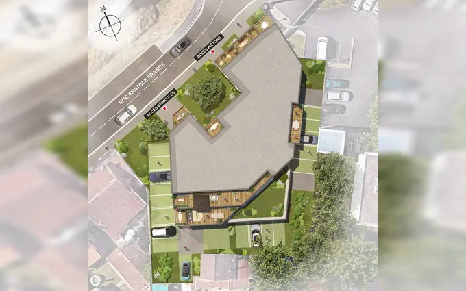 Programme immobilier neuf Les Terrasses d'Anatole à Cenon