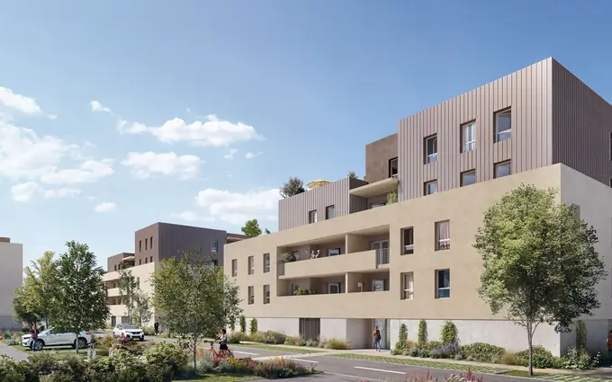 Programme immobilier neuf Bourg-en-Bresse secteur résidentiel proche centre et gare à Bourg-en-Bresse