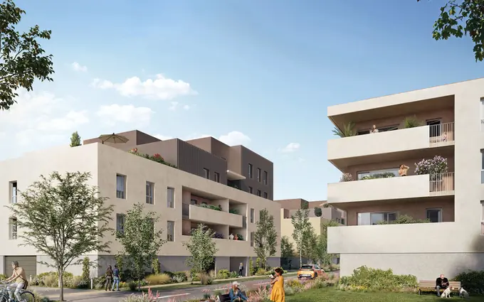 Programme immobilier neuf Bourg-en-Bresse secteur résidentiel proche centre et gare à Bourg-en-Bresse