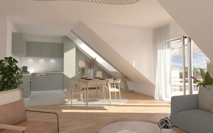 Programme immobilier neuf Chartres-de-Bretagne en plein centre du bourg à Chartres-de-Bretagne (35131)