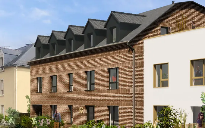 Programme immobilier neuf Chartres-de-Bretagne en plein centre du bourg à Chartres-de-Bretagne