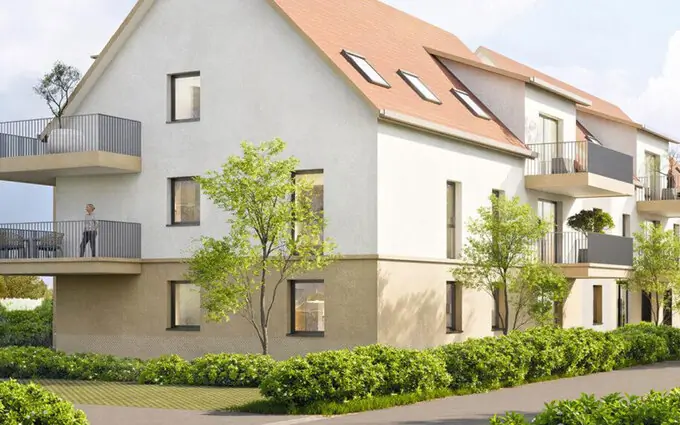 Programme immobilier neuf Lipsheim au coeur d'un cadre verdoyant avec des vues dégagées à Lipsheim