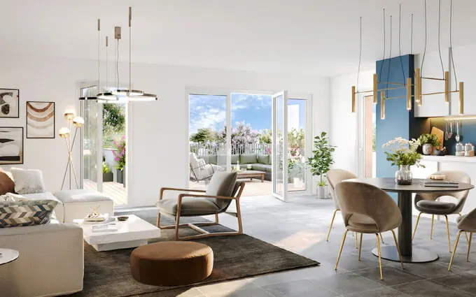 Programme immobilier neuf Cagnes-sur-Mer proche Polygone Riviera et ses commerces à Cagnes-sur-Mer (06800)