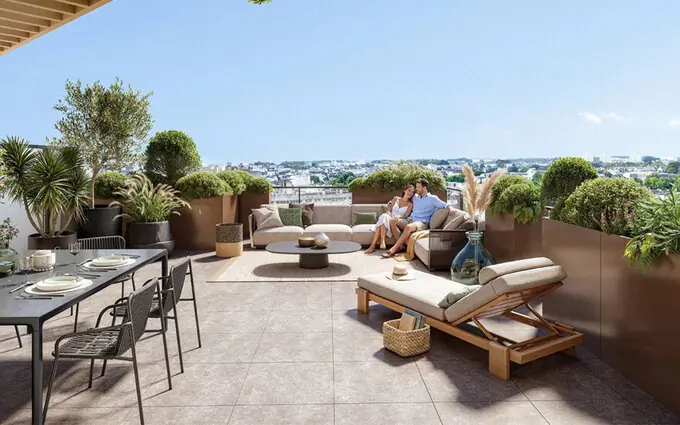 Programme immobilier neuf Lorient à 12 min à pied de la gare TER à Lorient