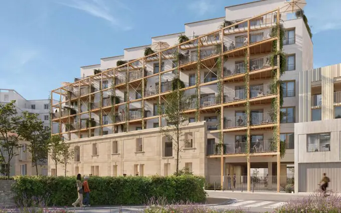Programme immobilier neuf Bordeaux au coeur du quartier Belcier Saint-Jean à Bordeaux