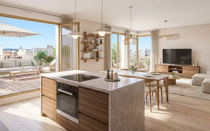 Programme immobilier neuf Bordeaux au coeur du quartier Belcier Saint-Jean à Bordeaux