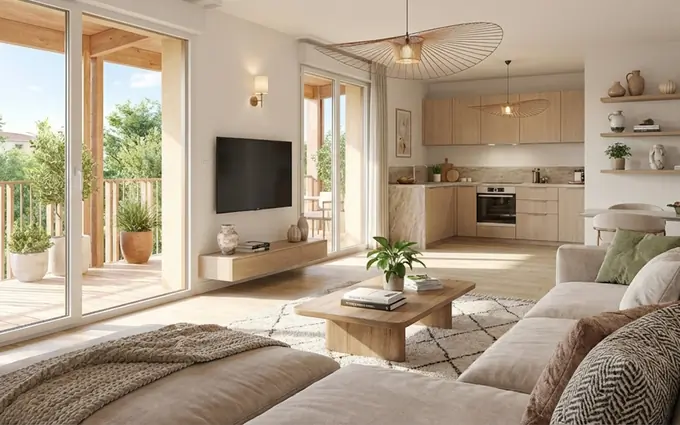 Programme immobilier neuf Toulouse quartier de la Maourine à 250 m du métro B à Toulouse (31000)