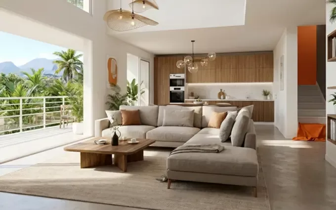 Programme immobilier neuf La Possession quartier calme à deux pas du centre à La possession