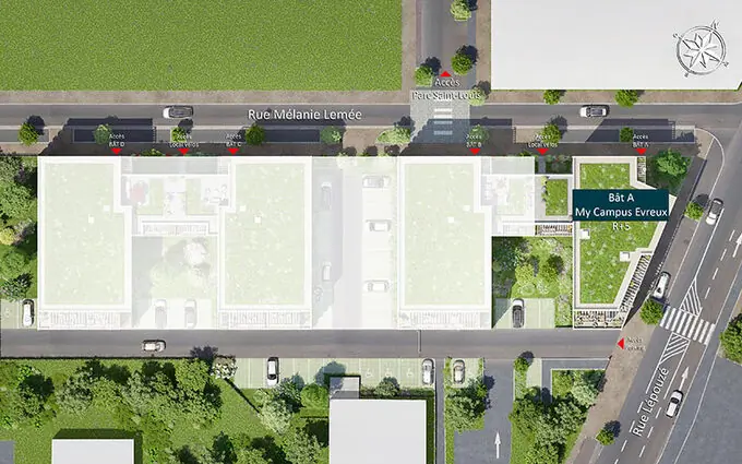 Programme immobilier neuf My Campus Evreux à Évreux
