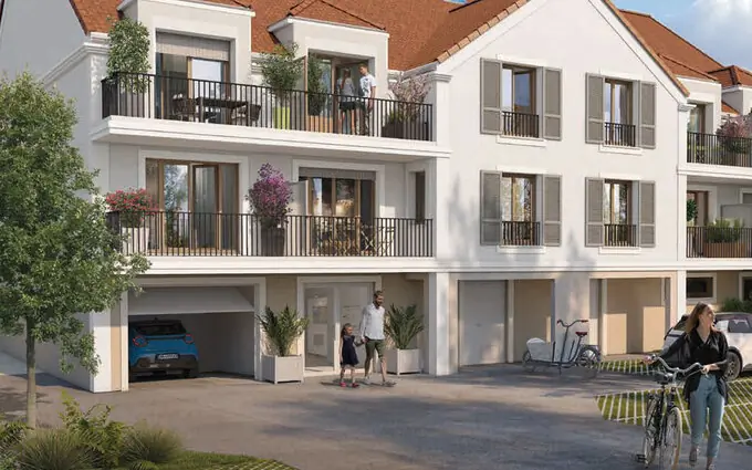 Programme immobilier neuf Baillet-en-France coeur du village à 2.5 km du Transilien H à Baillet-en-France