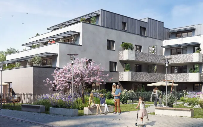 Programme immobilier neuf Dijon résidence au calme au pied du tram Nation à Dijon
