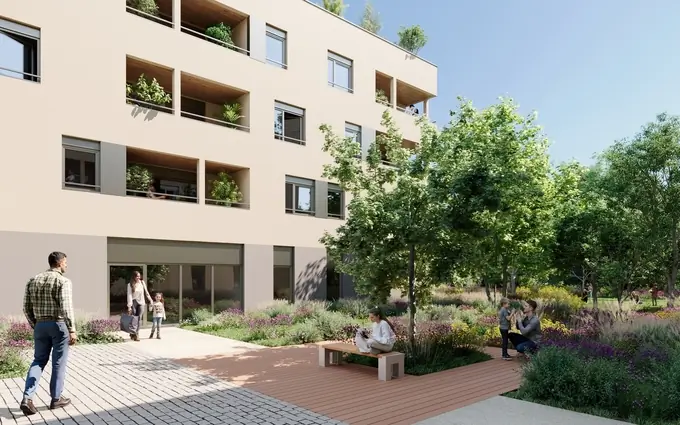 Programme immobilier neuf Résidence côté parc - t1 à Bron