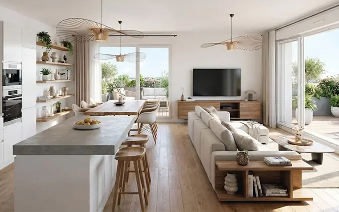 Programme immobilier neuf Castelnau-le-Lez ZAC Eurêka, proche commerces et tramway à Castelnau-le-Lez