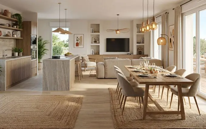 Programme immobilier neuf Blonville-sur-Mer cadre de vie rare à 250 m de la plage à Blonville-sur-Mer (14910)