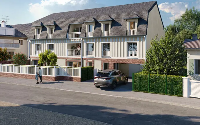 Programme immobilier neuf Blonville-sur-Mer cadre de vie rare à 250 m de la plage à Blonville-sur-Mer