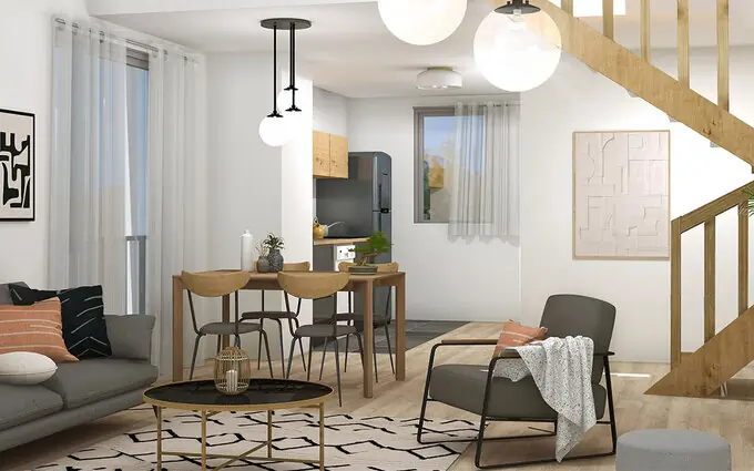 Programme immobilier neuf Dijon écoquartier Jardin des Maraîchers proche des commerces à Dijon