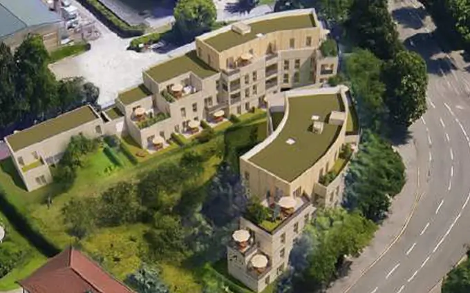 Programme immobilier neuf Dijon résidence face au parc des Carrières Bacquin à Dijon