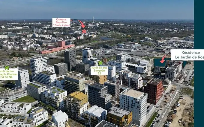 Programme immobilier neuf Le jardin de Rose à Rennes