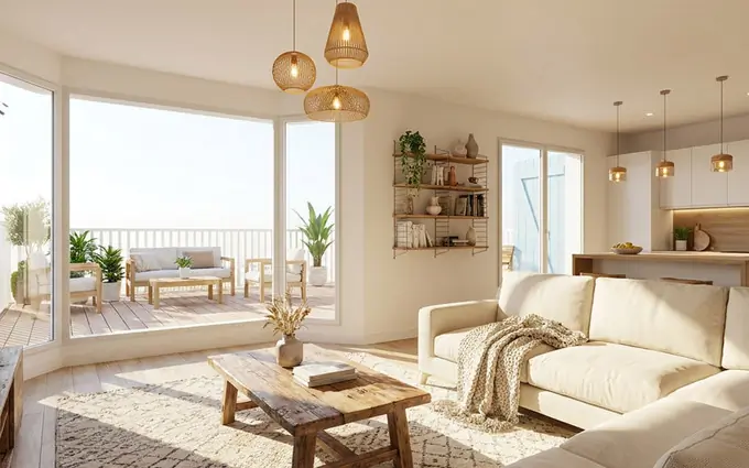 Programme immobilier neuf Les Sables D'Olonne à 1km du marché Arago et de la Grande Plage à Les Sables-d'Olonne (85100)
