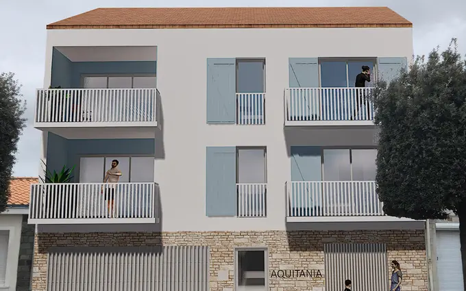 Programme immobilier neuf Les Sables D'Olonne à 1km du marché Arago et de la Grande Plage à Les Sables-d'Olonne