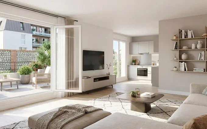 Programme immobilier neuf Petit-Couronne à 15 min du centre historique de Rouen à Petit-Couronne (76650)