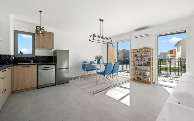 Programme immobilier neuf Le Vaccarèse - Logements livrés - Cuisine équipée à Sarrians
