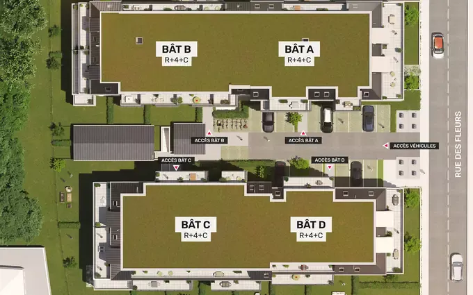 Programme immobilier neuf Floreva à Saint-Louis