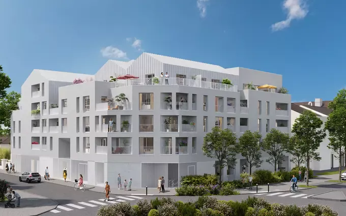 Programme immobilier neuf Arrêt de tramway Orvault-Morlière à 5 min à pied à Saint-Herblain (44800)