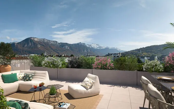 Programme immobilier neuf Osmose - Quartier des Hirondelles à Annecy