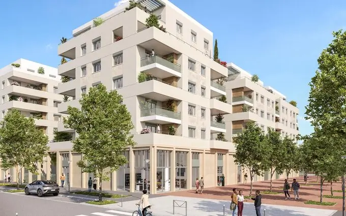 Programme immobilier neuf Nature en Ville à 2pas du futur Tram à Vaulx-en-Velin