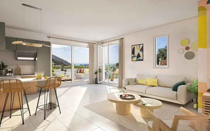 Programme immobilier neuf Habitez à 10 min des plages et du centre de Menton à Menton