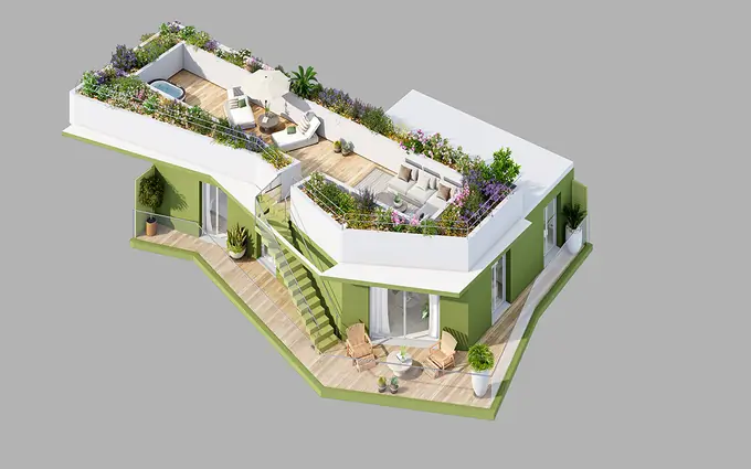 Programme immobilier neuf Vivez sur les hauteurs de Nice ouest à Nice