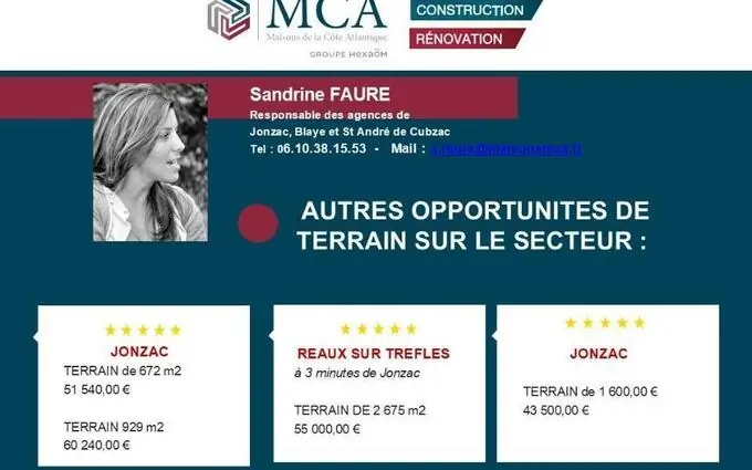 Programme immobilier neuf Terrain à partir de 1235m² à Jonzac à Jonzac